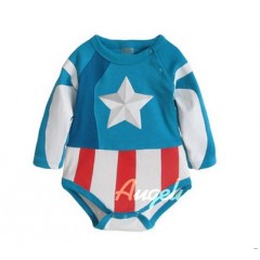 Captain America's Rompers (For 3~24 months)